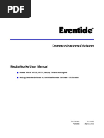 Eventide MediaWorks User Manual PDF