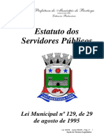 Lei 129.95 ESTATUTO DOS SERVIDORES PUBLICOS DE BERTIOGA - 21.06 PDF