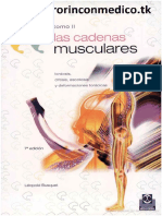 Tomo II. LAS CADENAS MUSUCULARES LORDOSIS, CIFOSIS, ESCOLIOSIS Y DEFORMACIONES TORÁCICAS PDF