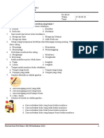 Soal Pas KLS 1 Tema 1