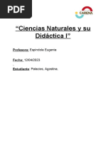 Tendencias de La Didactica de Las Ciencias Naturales