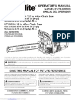 Chainsaw Homelite PDF