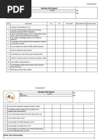 Weekly HSE Report