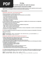 Questions de SQL Extraits Des Councours