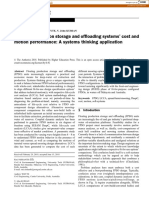 Floating Production Storage and of Oading Systems' Cost and Motion Performance: A Systems Thinking Application