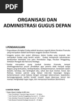 Materi Organisasi Dan Administrasi Gugus Depan