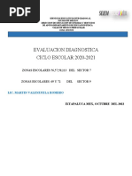 Evaluacion Diagnostica 2020-2021