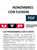 Los Pronombres Con Flexion-Intermedio Clase 2