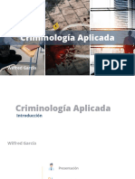 Criminología Aplicada - Introducción PDF