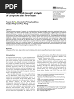 Ultimate Flexural Strength Analysis of Composite Slim Floor Beam