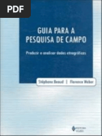 Resumo Guia para A Pesquisa de Campo Produzir e Analisar Dados Etnograficos Stephane Beaud