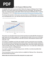 Centrifugal Pump - What Is The Purpose of Minimum Flow