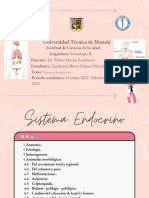 Sistema Endocrino. Semiología II. Zambrano Bravo Dayana Michelle PDF