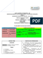 Planejamento 2022 1º Bimestre 3 Anos