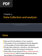 Data Collection and Analysis