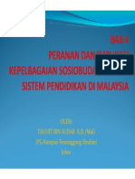 Bab 4 Peranan Dan Implikasi Kepelbagaian Sosiobudaya Dalam Sistem Pendidikan Di Malaysia