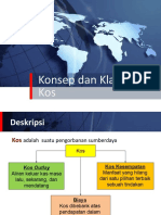 Konsep Klasifikasi Kos