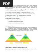 Bloom Taxonomy