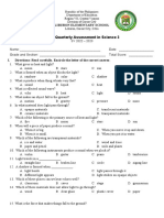 Third Periodical Test SCIENCE