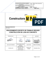 MPM SSOMA PRO 026 R0 - PETS Construccion Losa de Concreto