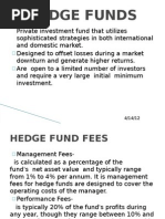 Hedge Funds