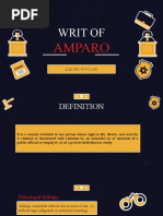 Writ of Amparo and Habeas Data