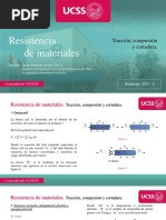 1.S123. Resistencia de Materiales. Tracción, Compresión y Cortadura