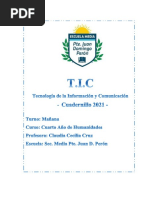 Cuadernillo de TIC 2021