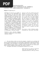 Constitucionalizacion Derechos Indigenas PDF