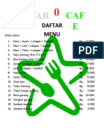 Daftar Menu