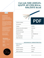 U-UTP - CAT6A Cable PDF