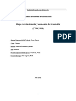 Etapa Revolucionaria y Economía de Transición (1780-1860)