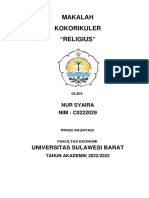 Makalah Religius Kokorikuler PDF