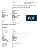 Formulir Peserta KIP Kuliah 2023 PDF