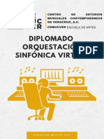 Diplomado Orquestación Sinfónica Virtual - Cemucver México PDF