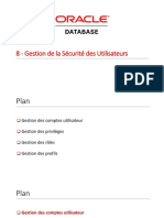 Gestion de La Sécurité Des Utilisateurs