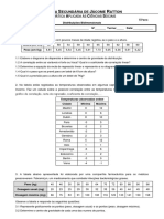 Ficha de Trabalho - Distribuições Bidimensionais MACS