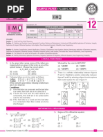 Imo Sample Paper Class-12