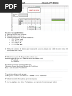 TP Excel Lettres PDF