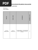 Matriz de Peligros 1 Semestre