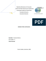 Analisis Critico de Derecho Administrativo III PDF