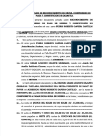 Contrato Privado de Reconocimiento de Deuda Compromiso de Pago y Constitucion de Garantia