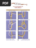 Nudos Básicos: Nudo Hacia Delante Nudo Hacia Atrás