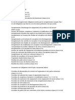 Documents Exigés Par l'ISO