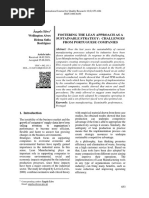 FOSTERING THE LEAN APPROACH AS A SUSTAINABLE STRATEGY CHALLENGES FROM PORTUGUESE COMPANIESInternational Journal For Qual