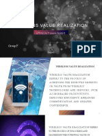 Wireless Value Realization: Group