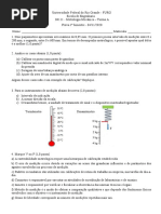 Prova 1°b - Turma A 2020