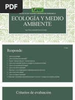 Ecología y Medio Ambiente UNIDAD 1