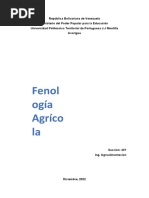 Fenología Agrícola