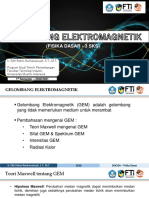 FISIKA DASAR - FTI UMI - Pertemuan 10 - Gelombang Elektromagnetik